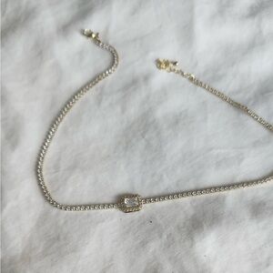 Elegant Gold and Silver Necklace